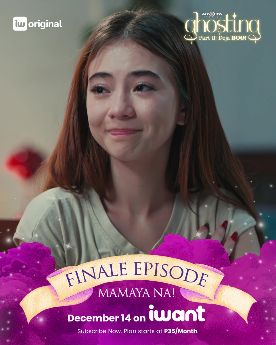 Eto na talaga, mga Ka-mumu! 👻 Magkakaalaman na kung ano ang pipiliin ng ating girlypop na si Jaja! ❤️ Ang past ba o ang present? Watch the #GhostingPart2Finale tonight at 8PM on iWant! Subscribe now.