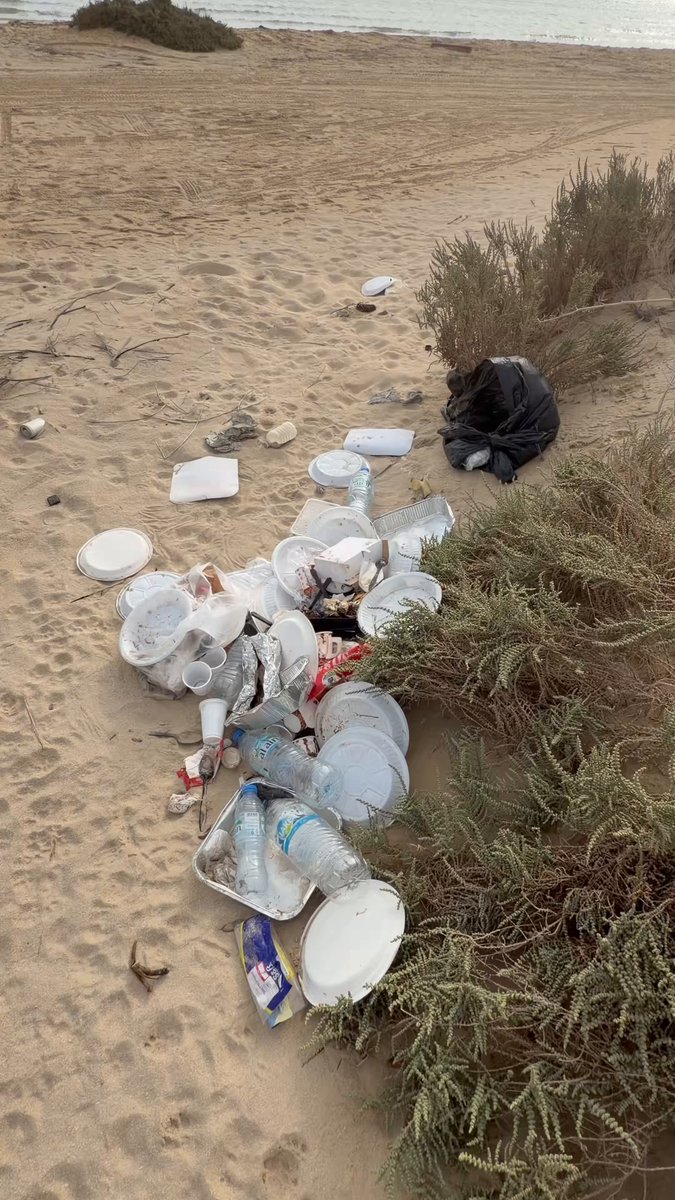 اعتذر لكم.عن هذا المنظر. لكن كل اسبوع نحن. ننظف المكان و لازالوا جيوش الآسيويين يعودون للتخريب. المره هذي شفتهم بنفسي . لا مواطن ولا عربي و لا غيره.من ( اصحاب النظر الضيق ) بلغنا سابقا عن مخالفاتهم وايضاً بنفسي كلمتهم بعدم التخييم ورمي المخلفات لكن هم ما يرتدعون. للأسف.