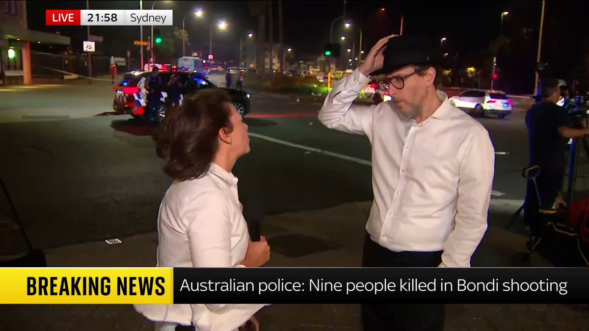 Sydney rabbi Levi Wolff tells Sky's Nicole Johnston that a "dear friend" and fellow rabbi was among those killed in a shooting at Bondi Beach. New South Wales premier Chris Minns has said the shooting was a targeted attack on the Jewish community.