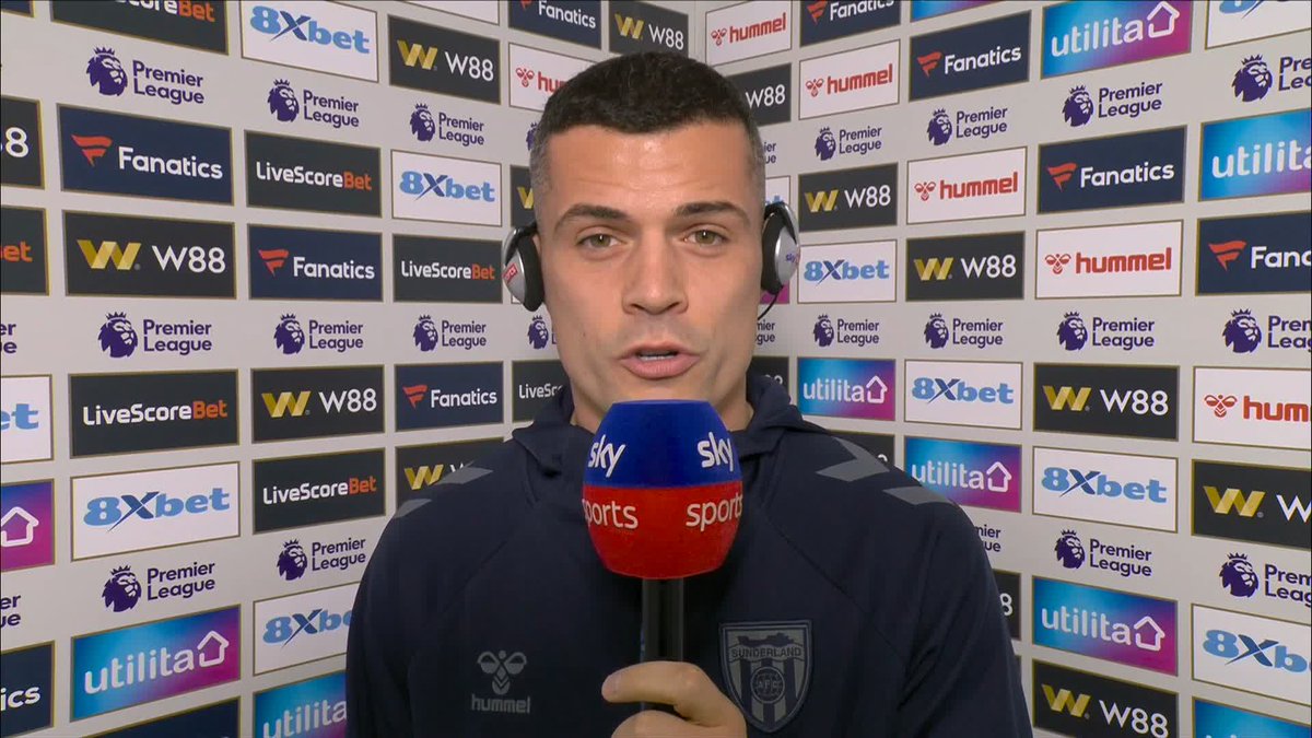 "Happy just to be here and want to enjoy it" Granit Xhaka is looking forward to the Wear-Tyne derby! ⚔️