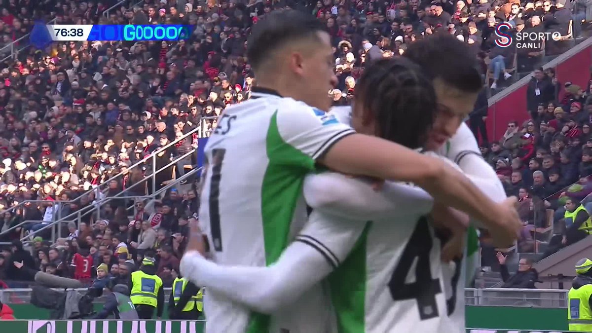 Müthiş takımı oyunu. Lauriente’nin harika son vuruşu. Sassuolo, San Siro’da şov yaptı.