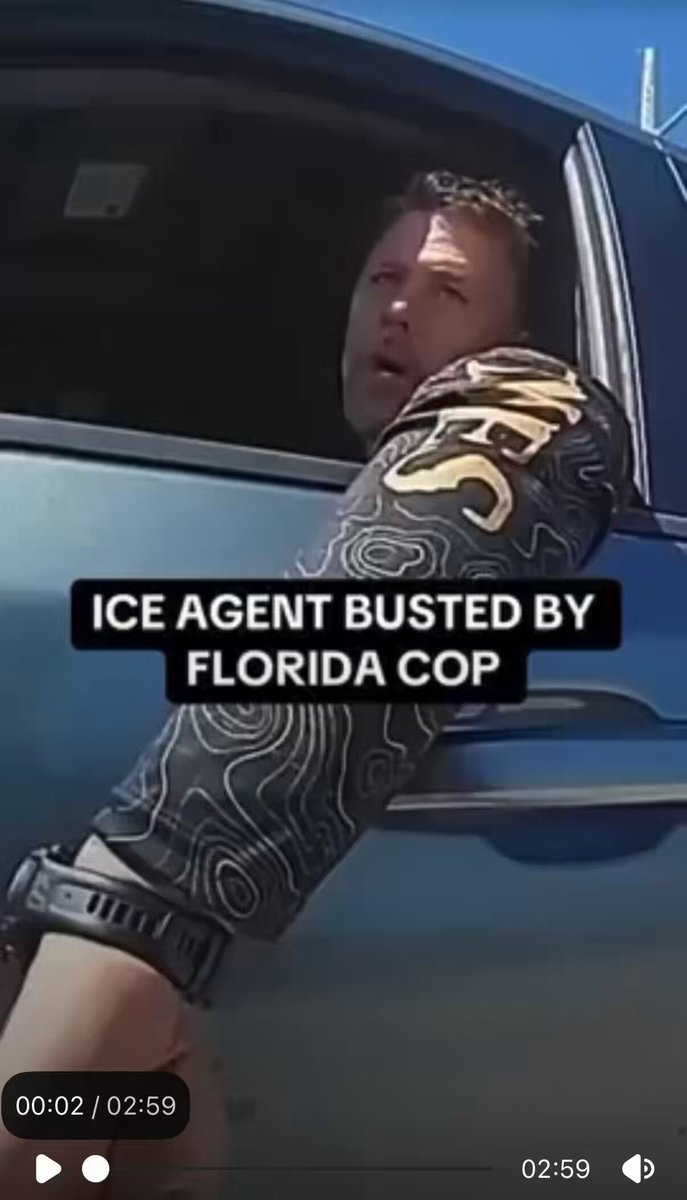 Karma found this piece of shit ICE Agent who thought he was above the law.