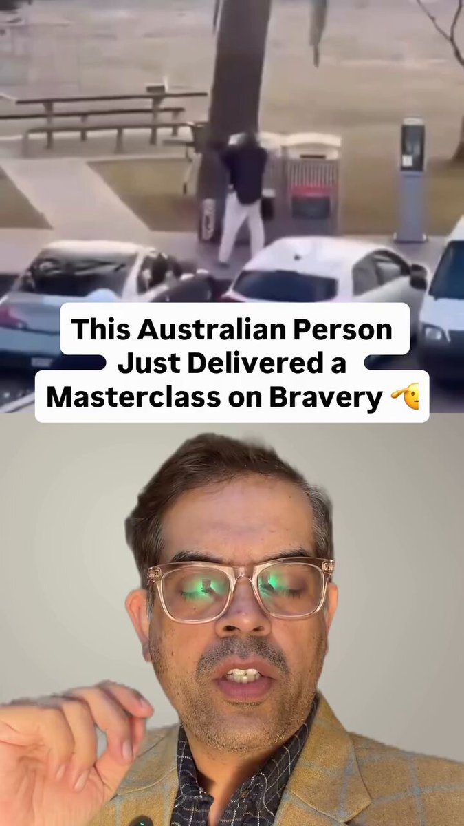 This Australian person has redefined courage 🫡