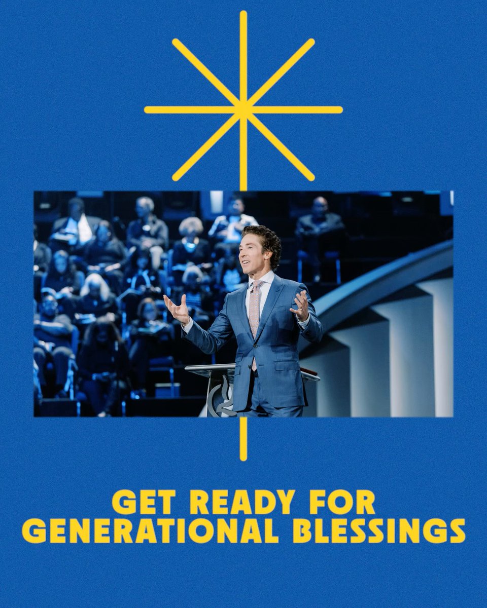 Every time you give of your time, your talent, your resources, you are storing up blessings for your family. They’re going to walk into favor, see doors open, the right people show up, because of your generosity. It’s a running-over blessing. Tune into Joel’s new message today! "Born with a Blessing":