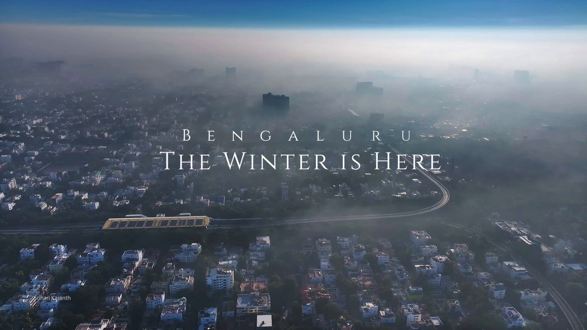 The winter is here 🥶 #bengaluru