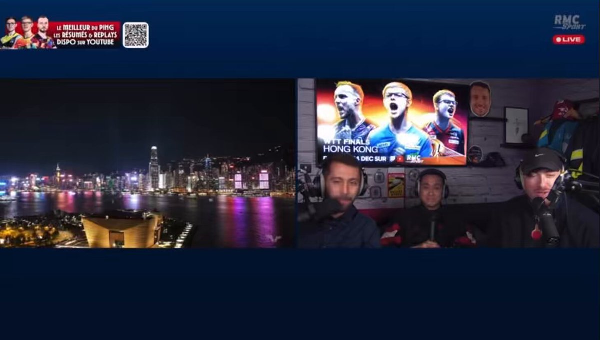 Les larmes de Lému, commentateur du tennis de table sur RMC Sport…😢 Il a été l’une des voix du ping ces dernières années, bravo et merci à lui pour son investissement ! 👏 L’Équipe a racheté les droits pour 2026, une page se tourne…