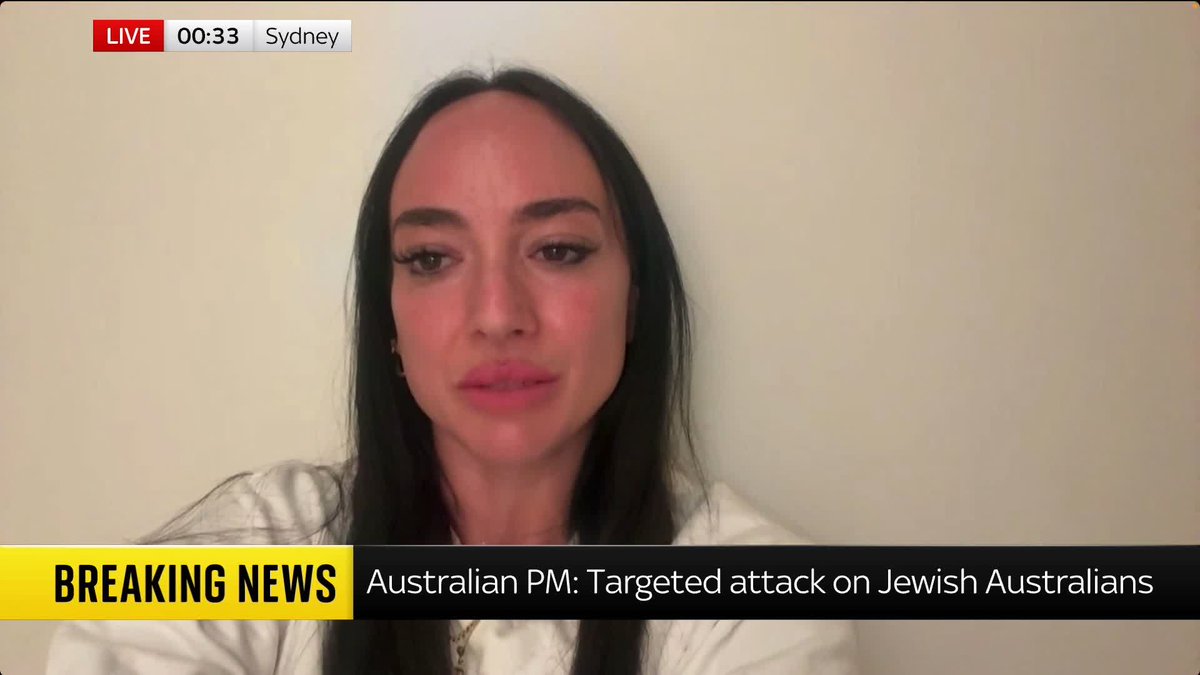"My son's friend was grazed by a bullet." A member of the local Sydney Jewish community, Chana Friedman, talks about what she witnessed after a shooting at a Jewish event in Bondi Beach, in which 11 people were killed and 29 hurt. ➡️ 📺 Sky 501/YT