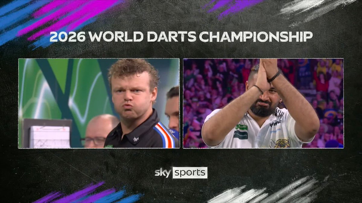 PRESSURE, WHAT PRESSURE! 🛞 Richard Veenstra takes out 144 - his third ton-plus checkout - with Nitin Kumar ready to take the set on double four! Great sportsmanship from Kumar 👏 📺 #WCDarts | R1