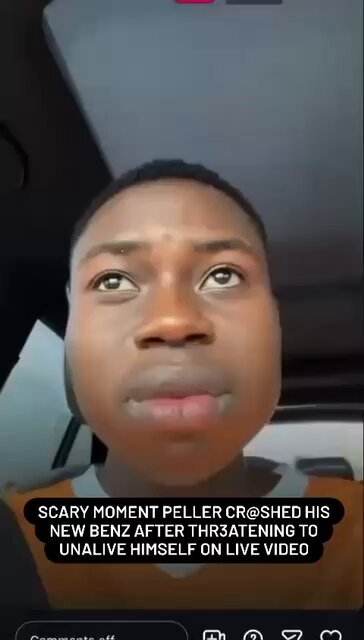 “I’m going to kill myself.” Shocking moment TikTok creator, Peller gets into an intentional car crash. 😳