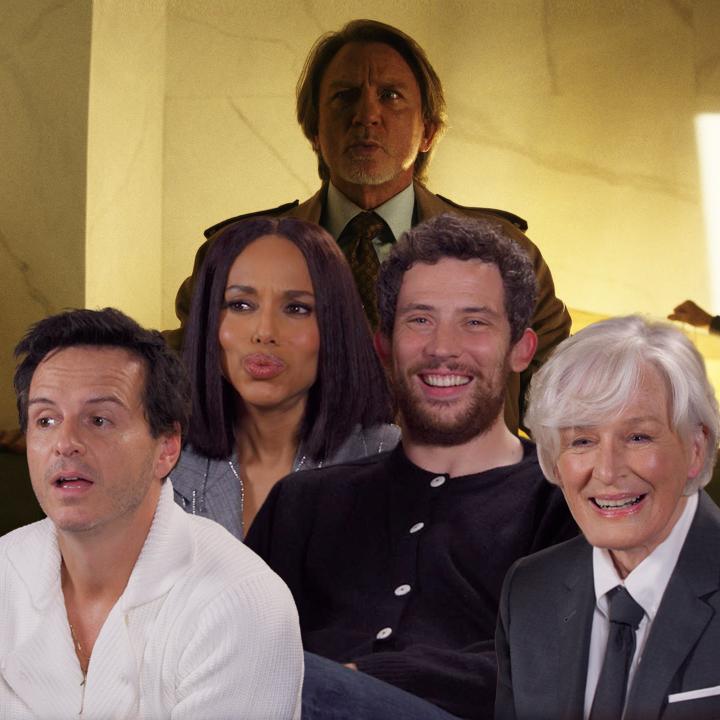 BENOIT BLANC ACCENT CHALLENGE Starring Josh O'Connor, Andrew Scott, Kerry Washington, and Glenn Close