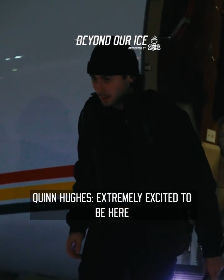 Welcome to Minnesota, Quinn 🤝 📺 Check out Beyond Our Ice » #BeyondOurIce | Grand Casino