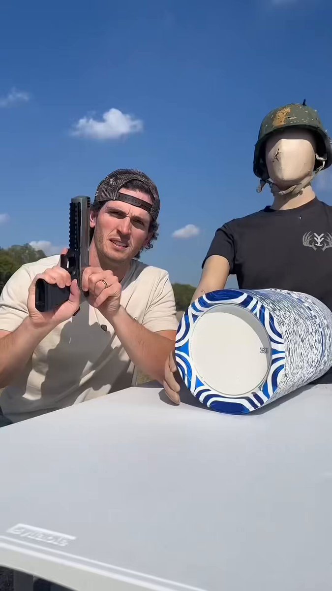 fred is fine he’s holding 500 paper plates 🔫