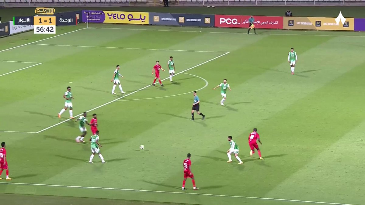 هدف! ⚽️ جاي ديمبيلي يضيف الهدف الثاني للوحدة بتسديدة رائعة من خارج منطقة الجزاء. #الوحدة_الأنوار | #دوري_يلو