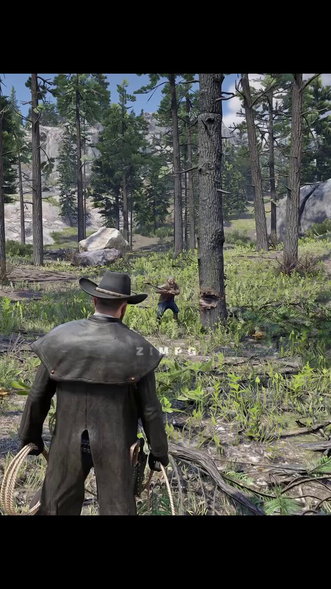 في لعبة Red Dead Redemption 2 تتردد جملة "انك رجل طيب يا آرثر مورغان" بعد هذا المقطع.... لم اعد اؤمن بذلك 😅