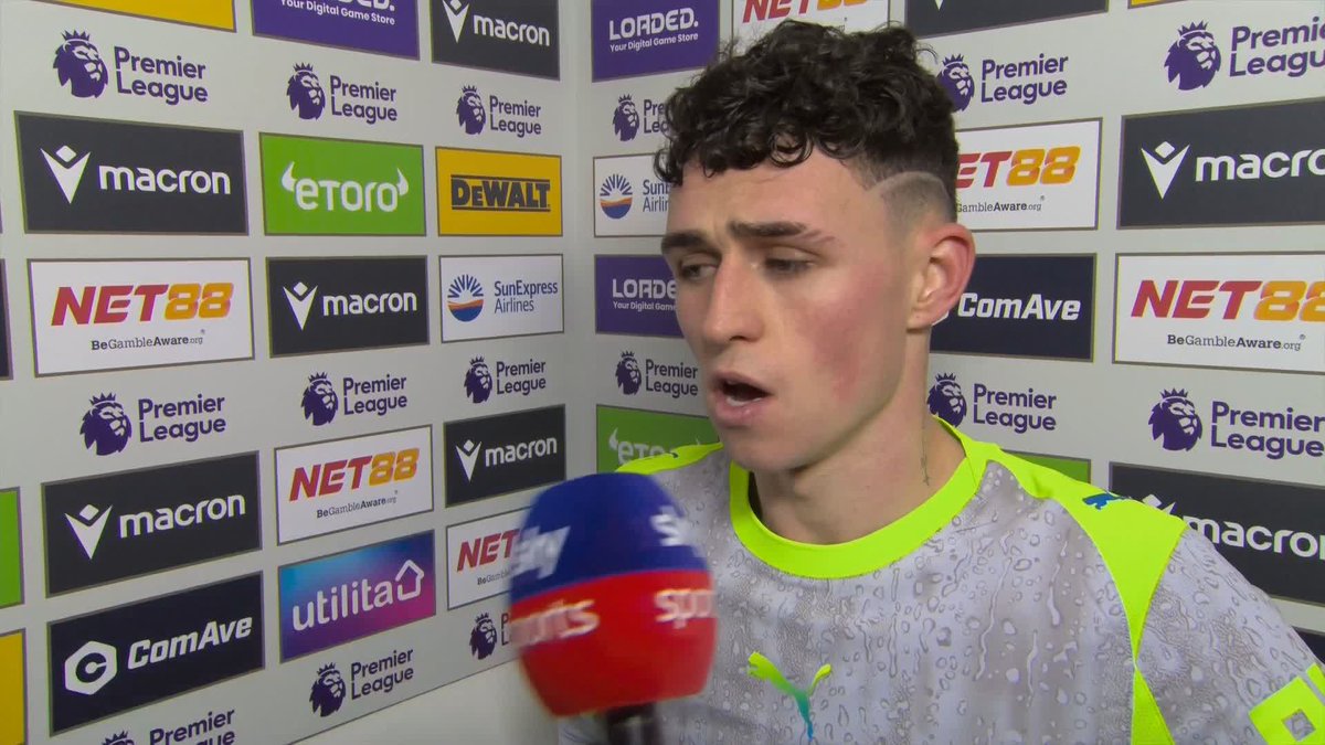 "I've been in great form in the Premier League recently and I'm delighted to keep that going" 🔥 Phil Foden is delighted after Man City beat Crystal Palace 3-0 at Selhurst Park!