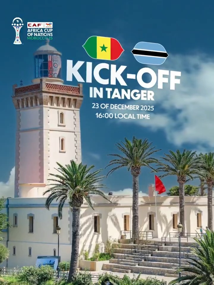 Stunning Tanger welcomes the #TotalEnergiesAFCON2025 on December 23! 🇲🇦🌍