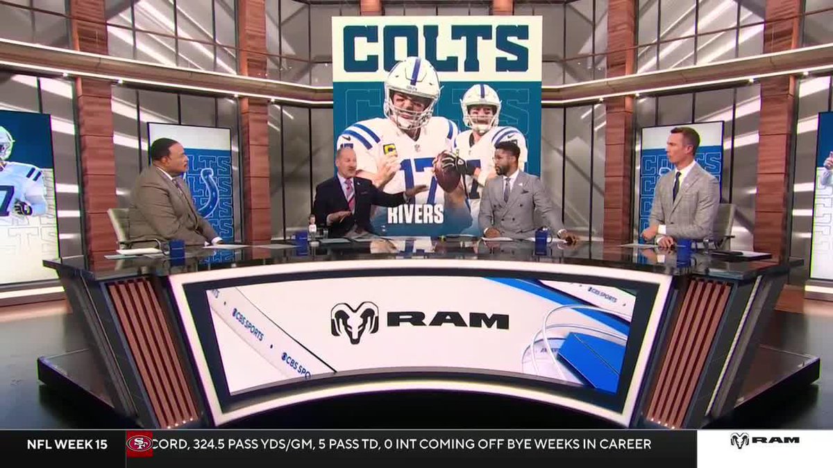 Philip Rivers is the first one on the field more than 3 hours before his return. (via NFL on CBS 🏈) INDvsSEA - 4:25pm ET on CBS/Paramount+