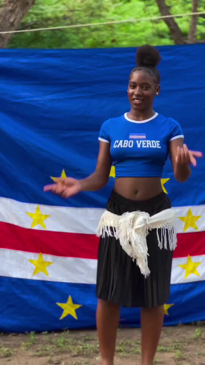Beautiful Cape Verdean woman dancing. Rate her dance of 10