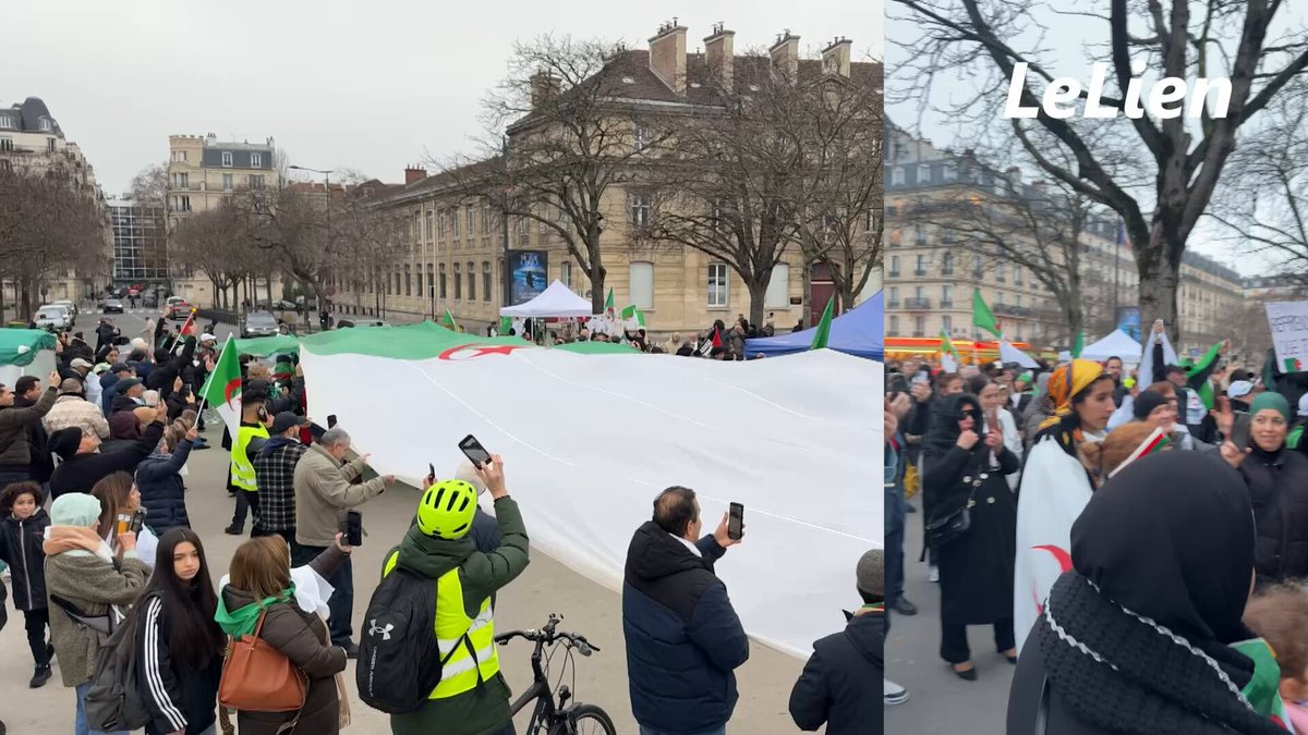 À Paris, la communauté algérienne se mobilise pour une « ALGÉRIE UNIE ET INDIVISIBLE » 🇩🇿 Ce dimanche 14 décembre 2025, une importante mobilisation de la communauté algérienne s’est tenue Place de la Nation, à Paris, autour d’un message central : une Algérie unie et indivisible