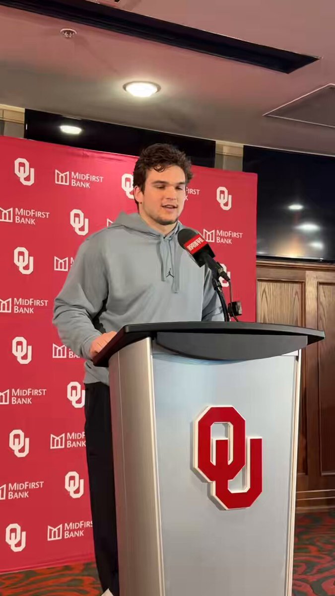 #Sooners LB Owen Heinecke says he applied for another year of eligibility and that the NCAA is counting the year he played lacrosse at Ohio State. “The NCAA is cracking down on six years. Right now, I don't know if I got granted the extra year, I would heavily consider it.”