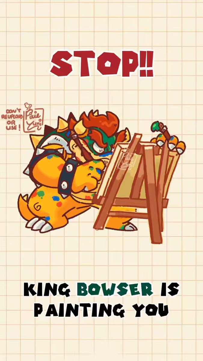 DONT MOVE A MUSCLE!! 👁️ . #mariogalaxymovie #bowser