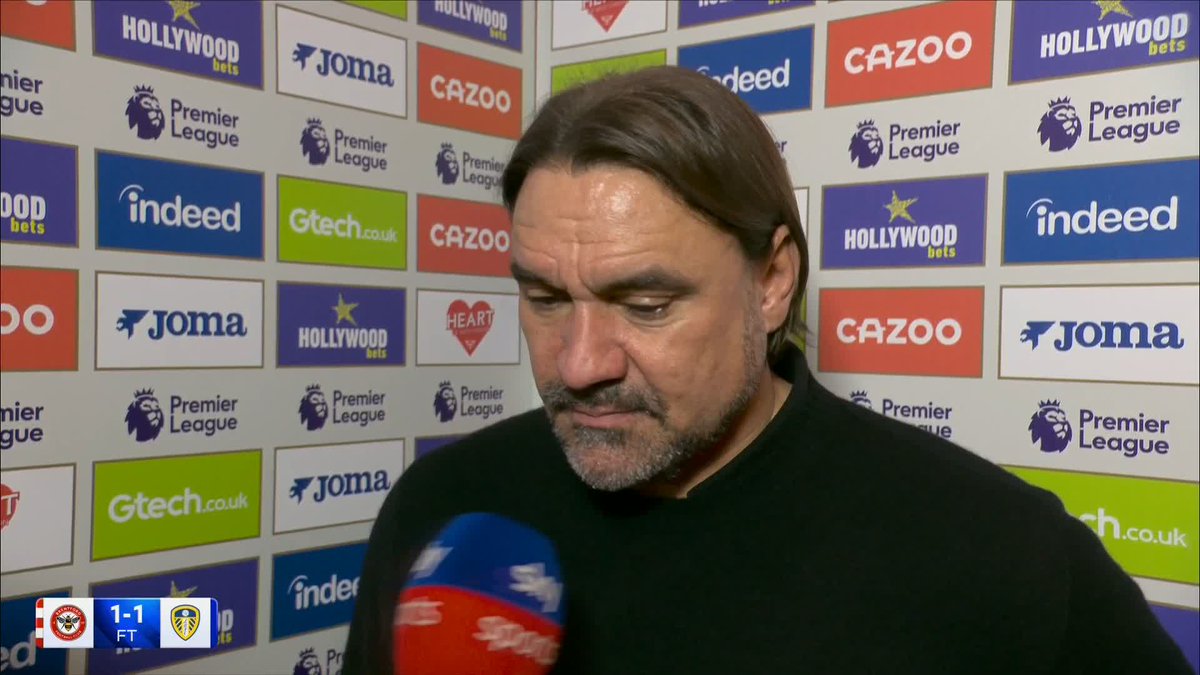"First of all it's an excellent point... could've been a better outcome" Daniel Farke reflects on Leeds' away draw to Brentford 💬