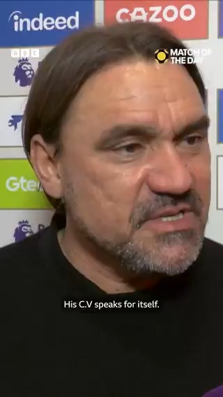 Daniel Farke is full of praise for Dominic Calvert-Lewin! #BBCFootball