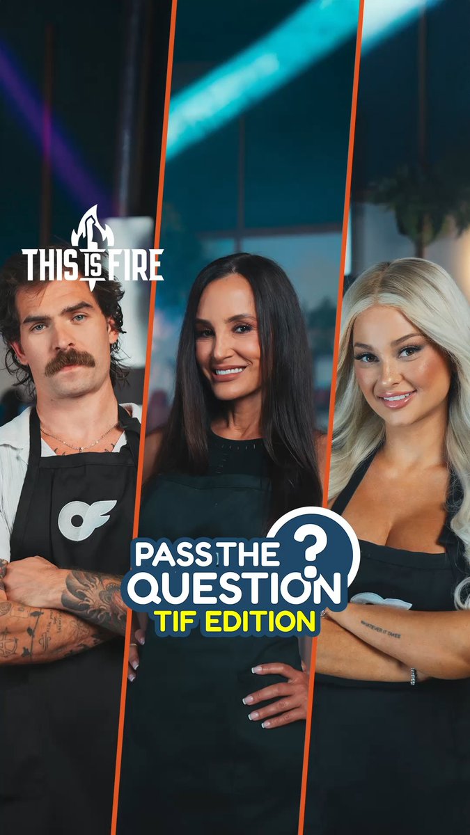 Burning questions > burning food 😂 Stream this season of #ThisIsFire on OFTV! Tune in FREE: 🔗