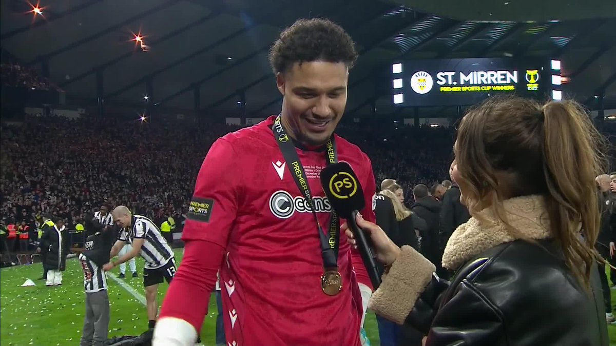 Former Liverpool youth goalkeeper Shamal George, who once famously played as a striker in a friendly under Jürgen Klopp, was part of the St. Mirren side that beat Celtic tonight to win the Scottish League Cup. #LFC