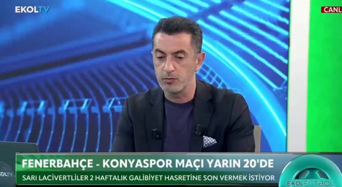 🗣️Onur Yıldız: Konyaspor 5 maçtır kazanamıyor, formsuzlar. Yani kümede kalma mücadelesi veriyorlar Türkçesi. Fenerbahçe kazanırsa 2. sıraya yükselecek. 🗣️Erman Toroğlu: Ee artık kazansın ya!