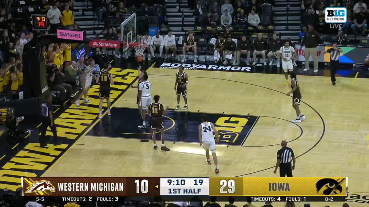 Count it 👇 Bennett Stirtz x #Hawkeyes 📺: Big Ten Network