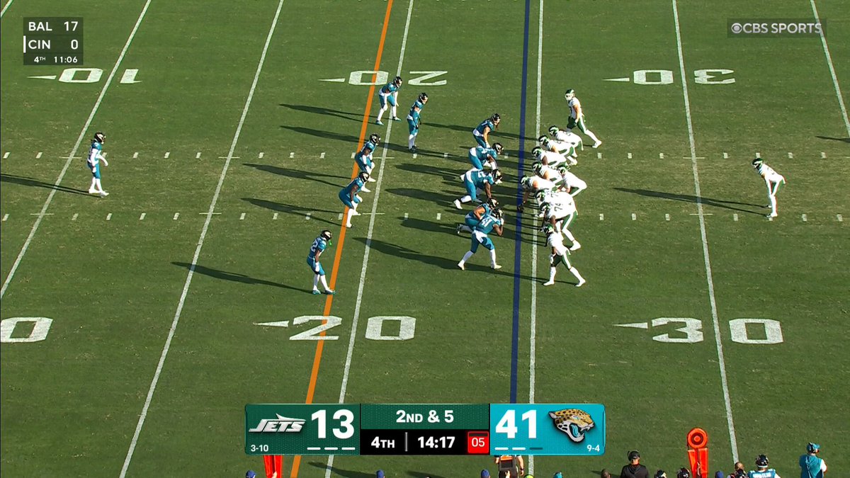1st rushing TD of the season for Isaiah Davis 📺: #NYJvsJAX on CBS | Paramount+