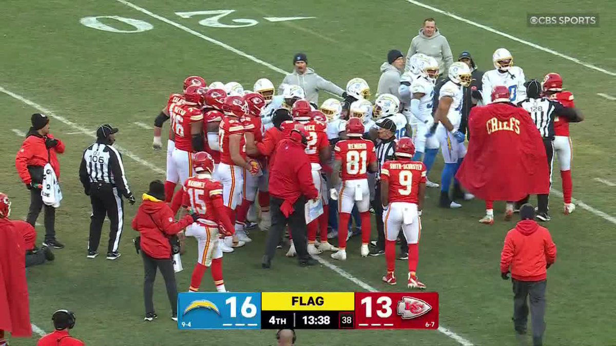 Chargers safety Tony Jefferson ejected for this hit and likely facing a fine as well.