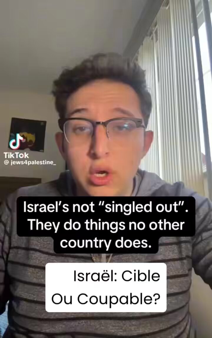 Je l’ai déjà dit, mais l’une des voix juives que j’aime le plus sur les réseaux c’est Jews4Palestine . Et après l’attaque criminelle d’aujourd’hui, envers des juifs australiens; il est plus qu’essentiel de continuer de donner de l’audience à ces voix, malheureusement plus qu’invisibilisées par nos médias.
