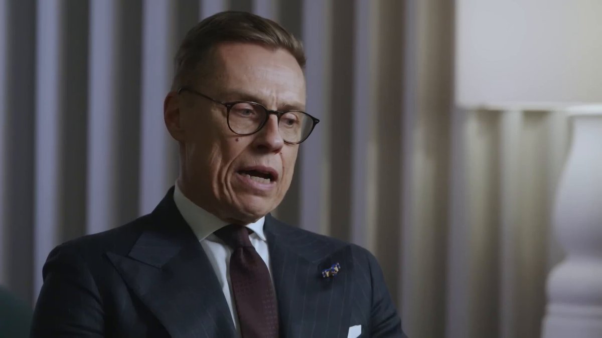 Stubb: We’re closer to a Ukraine's peace agreement than ever before. Now we're working on 3 documents: One is a framework document of a 20-point peace plan. The second one is security guarantees for Ukraine. The third one is the reconstruction of Ukraine. 1/