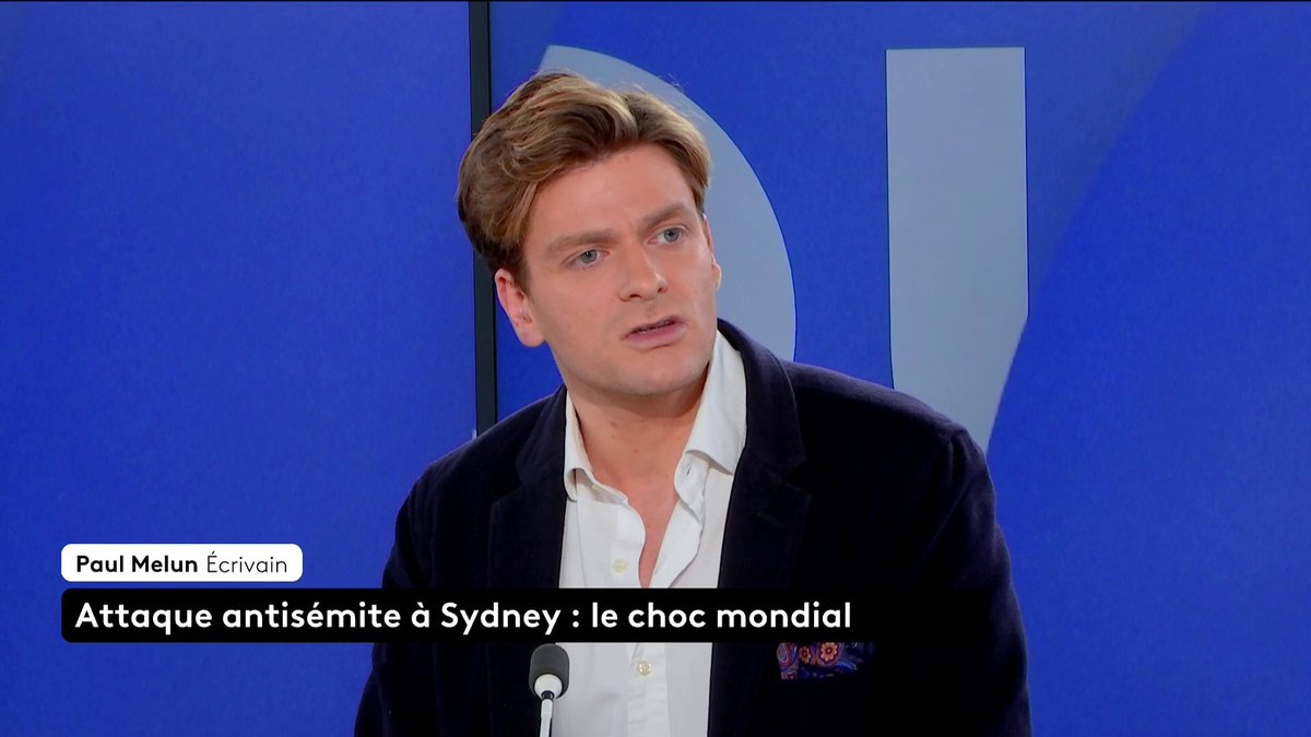 🔴 Attentat à Sydney : "Ce drame rappelle une réalité inquiétante : dans de nombreux pays occidentaux, l’antisionisme se transforme de plus en plus souvent en antisémitisme", alerte Paul Melun. #LePourEtLeContre #canal16