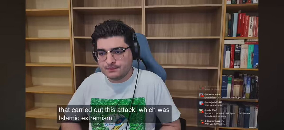 Drew Pavlou shamelessly asked people to subscribe to his YouTube after trying to monetise a mass shooting that has so far cost 16 people their lives.
