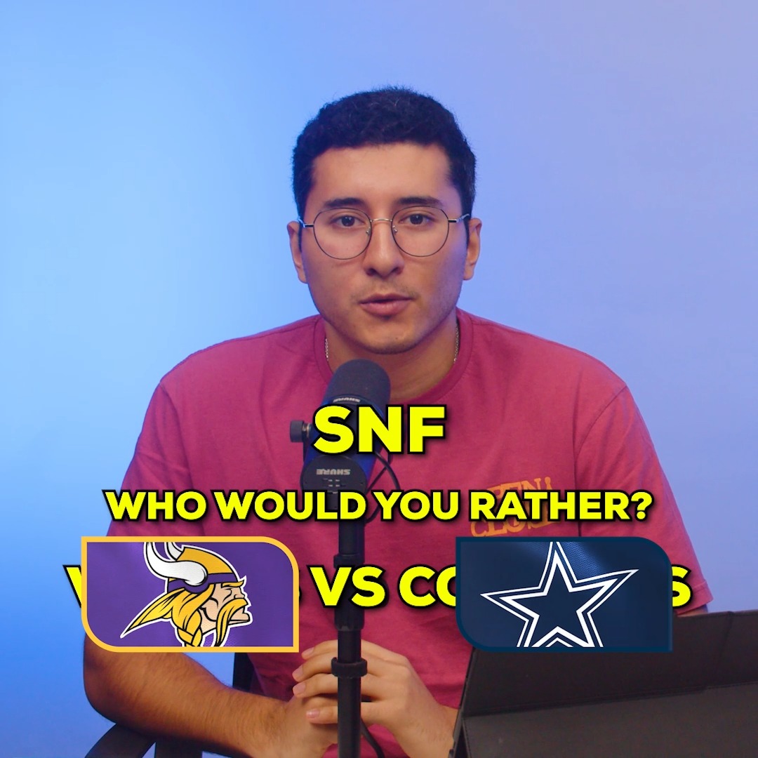 Who would you rather? Minnesota Vikings vs Dallas Cowboys | SNF 🏈 Who’s your pick in this matchup? ⏳ Kickoff soon—claim 225% BONUS now