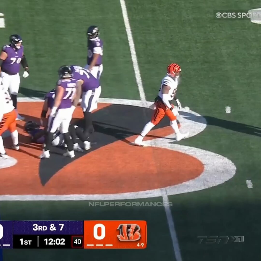 Myles “The Mutant” Murphy 2 SCK, 3 QBH, 2 TKL vs BAL Today.