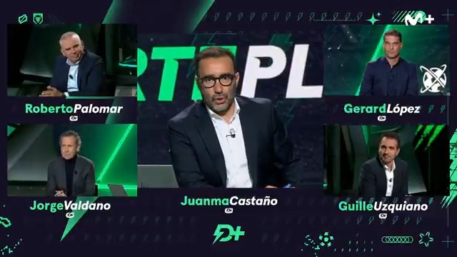 𝑳𝑳𝑬𝑮𝑨 #DeportePlus al dial 7 de Movistar Plus+. 🗣️ Juanma Castaño, iñaki aguirregabiria, Jorge Valdano, Roberto Palomar, Guille Uzquiano y Gerard López.