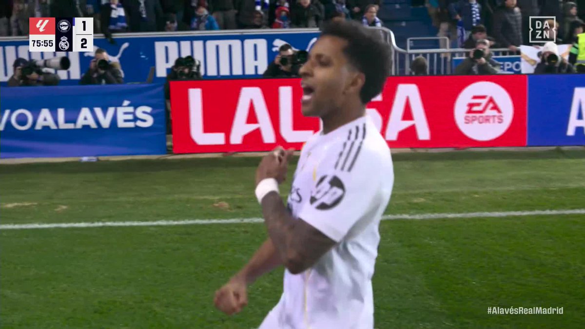 VESTIDO DE SALVADOR 🤯 RODRYGO... ¡AL RESCATE DE XABI ALONSO Y EL REAL MADRID! El gol de la victoria ante el Alavés #LALIGAenDAZN ⚽