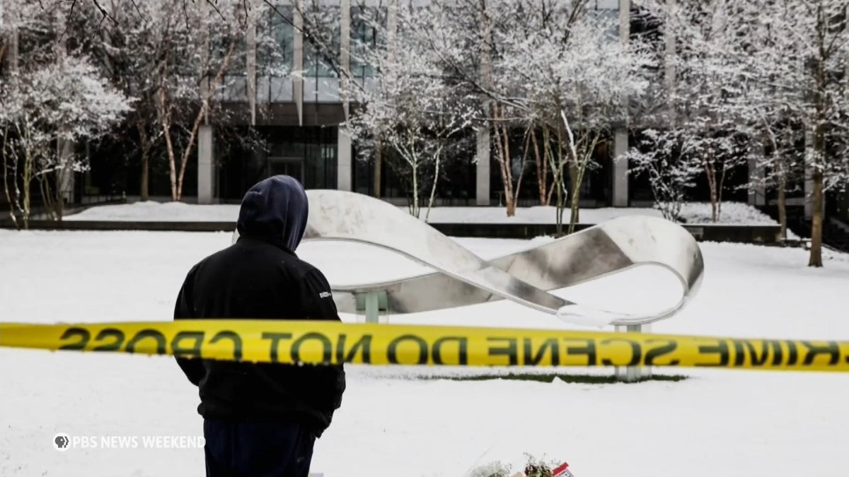 In Providence, Rhode Island, two Brown University students were killed and nine others wounded in a shooting on Saturday in a classroom where a review session for an economics exam was going on. Authorities say a person of interest was taken into custody at a hotel about 20 miles from Providence. John Yang spoke with Ian Donnis of Ocean State Media to learn more.