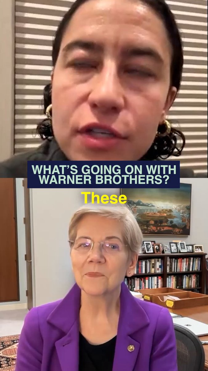 Why should ONE CEO control which movies are made? They shouldn’t, and that’s why we need to stop media giants like Netflix and Paramount from taking over Warner Brothers.