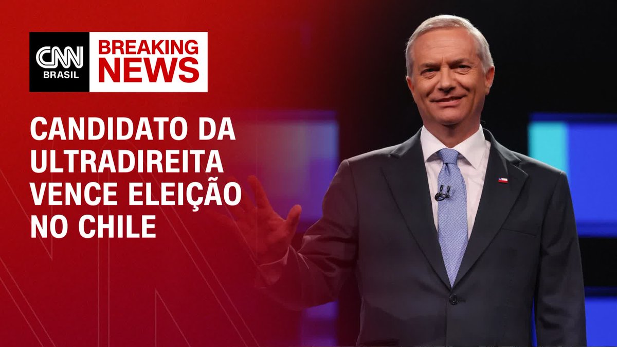José Antonio Kast é eleito presidente do Chile; assista #CNNBrasil