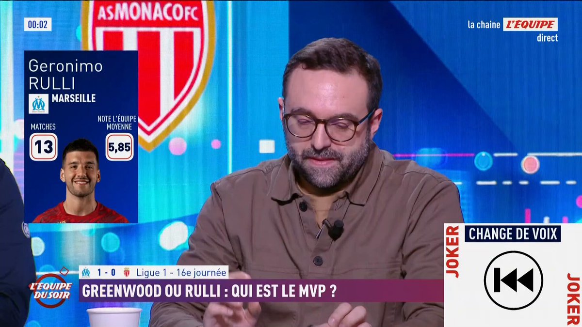 Marseille 1 - 0 Monaco 🗣️ 𝗡𝗶𝗰𝗼𝗹𝗮𝘀 𝗩𝗶𝗹𝗮𝘀 𝗕𝗼𝗮𝘀 et son superbe accent portugais : « Si Rulli n'en enlève pas deux ou trois, comment Marseille gagne le match ? » 🤣 #EDS #OMASM