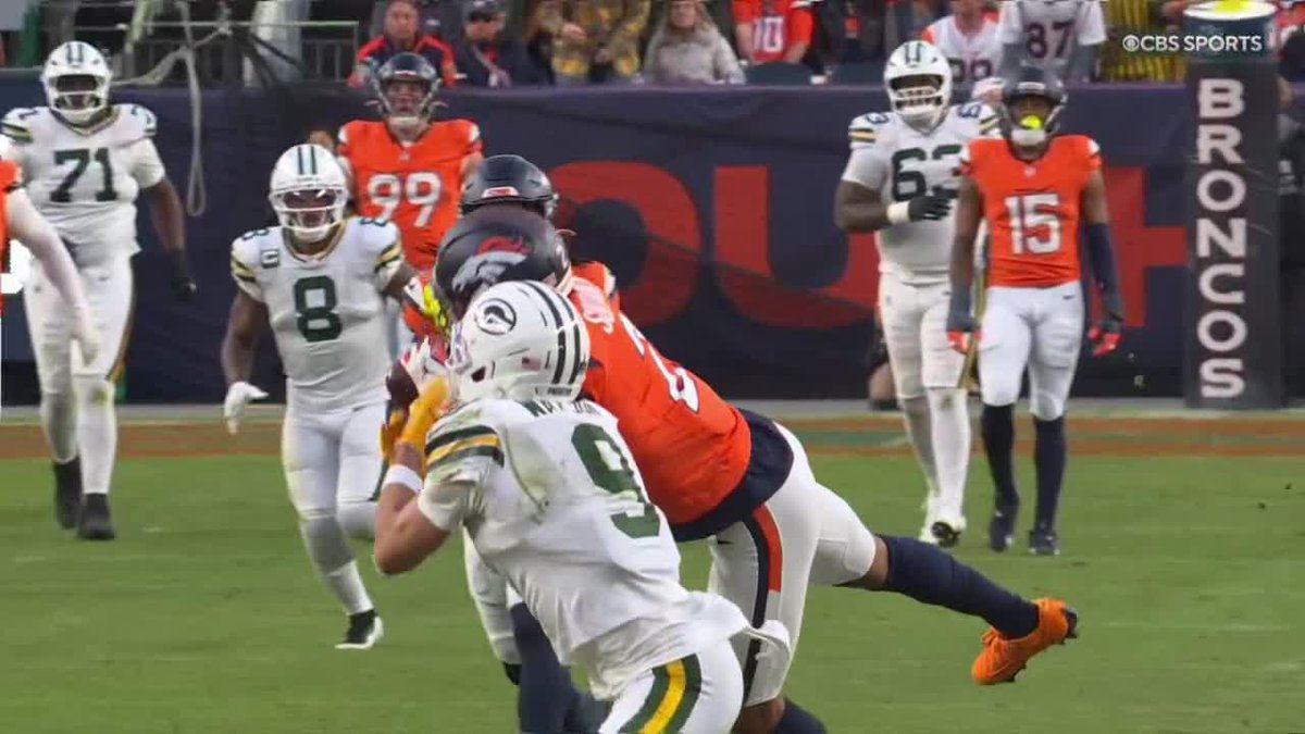 Christian Watson is down for the Packers, following a Pat Surtain INT
