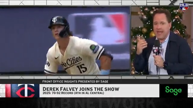 “We think this kid is a star in the making…” ⭐️ - Derek Falvey on Minnesota Twins 23-year-old Luke Keaschall MLB Network + Sage USA