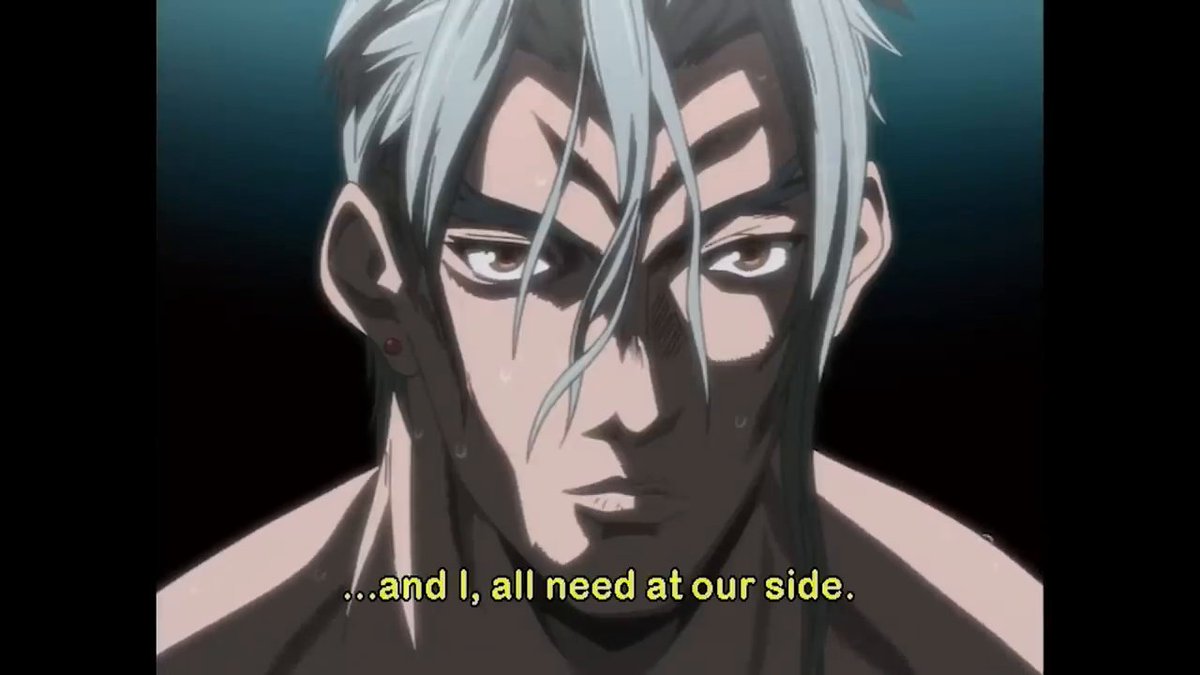 Mitsuomi's training is intense... (via Tenjho Tenge)