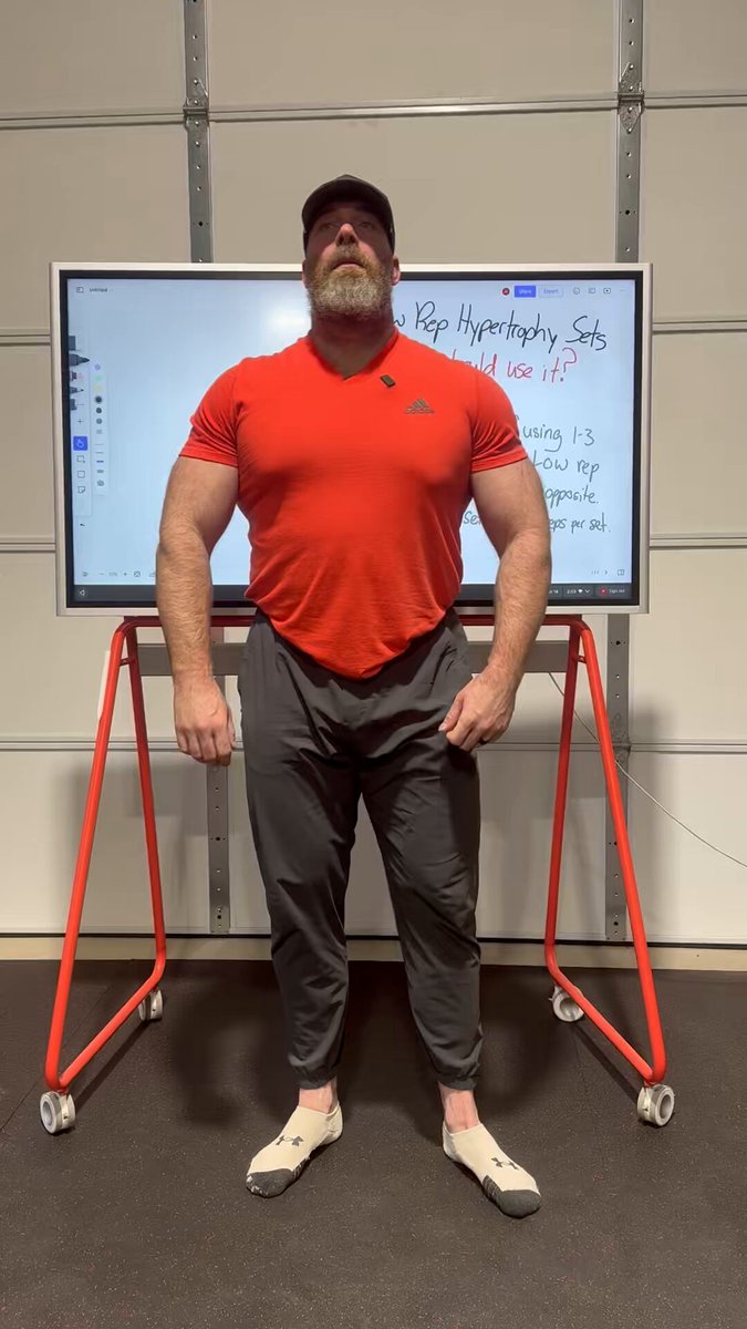 Low Rep Hypertrophy Sets “WHO IS IT FOR?” Spoiler, not everyone but I’ll tell you who I think can benefit from them the most Links below to the articles I mention
