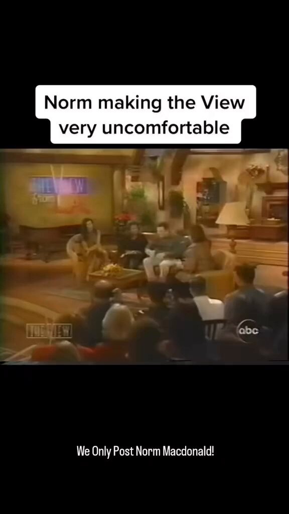 “Oh, Clinton, he murdered a guy!” I will always love you, Norm 🥹